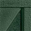 STAINED FINISHES GREEN Garage Door 9700